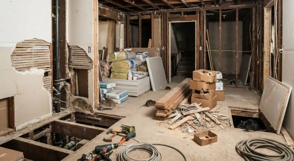 Pourquoi les travaux de rénovation favorisent-ils les nuisibles ?
