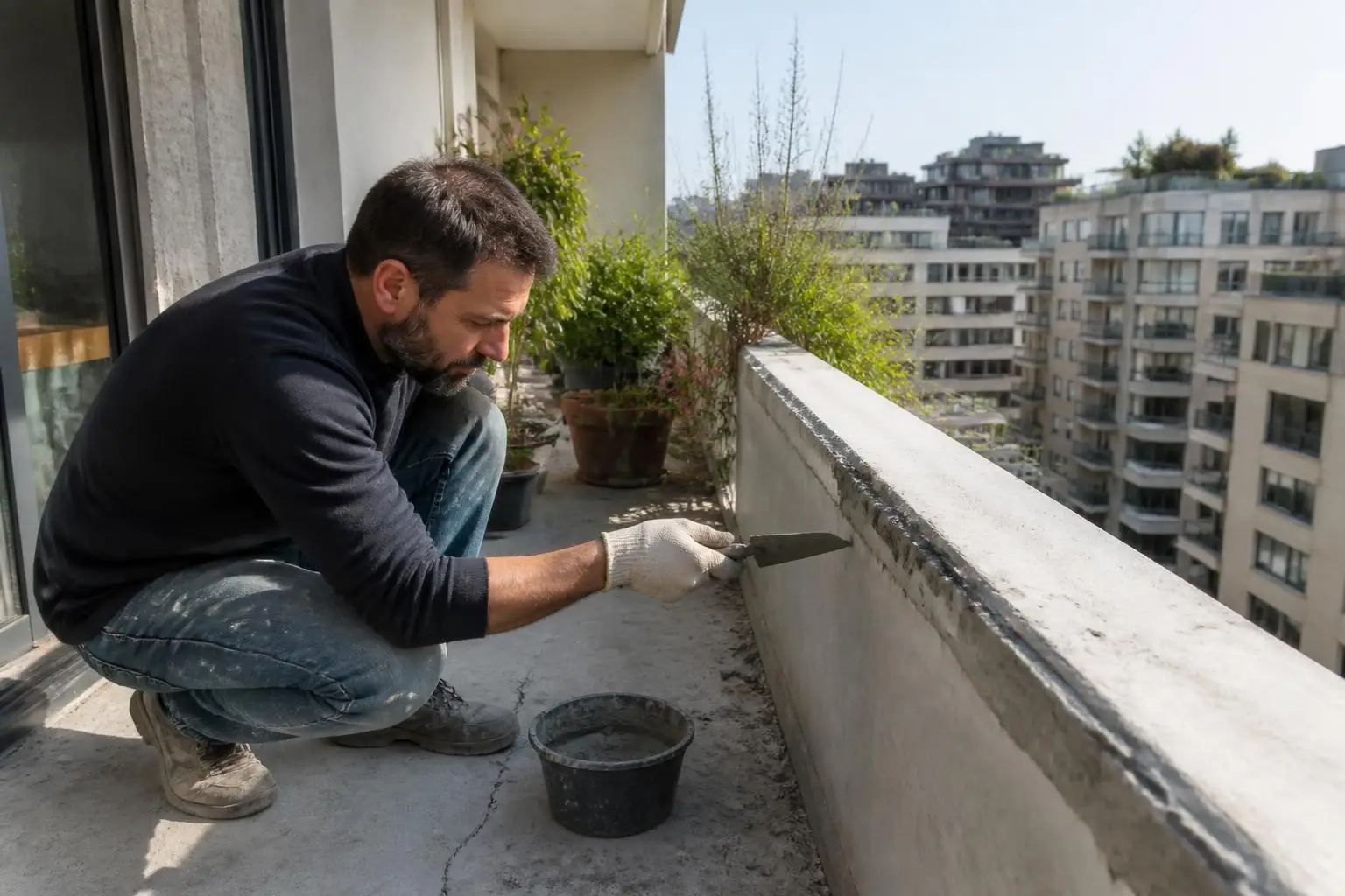 découvrez comment rénover un balcon en béton fissuré sans demander l'autorisation de la copropriété grâce à ce guide pratique détaillé.