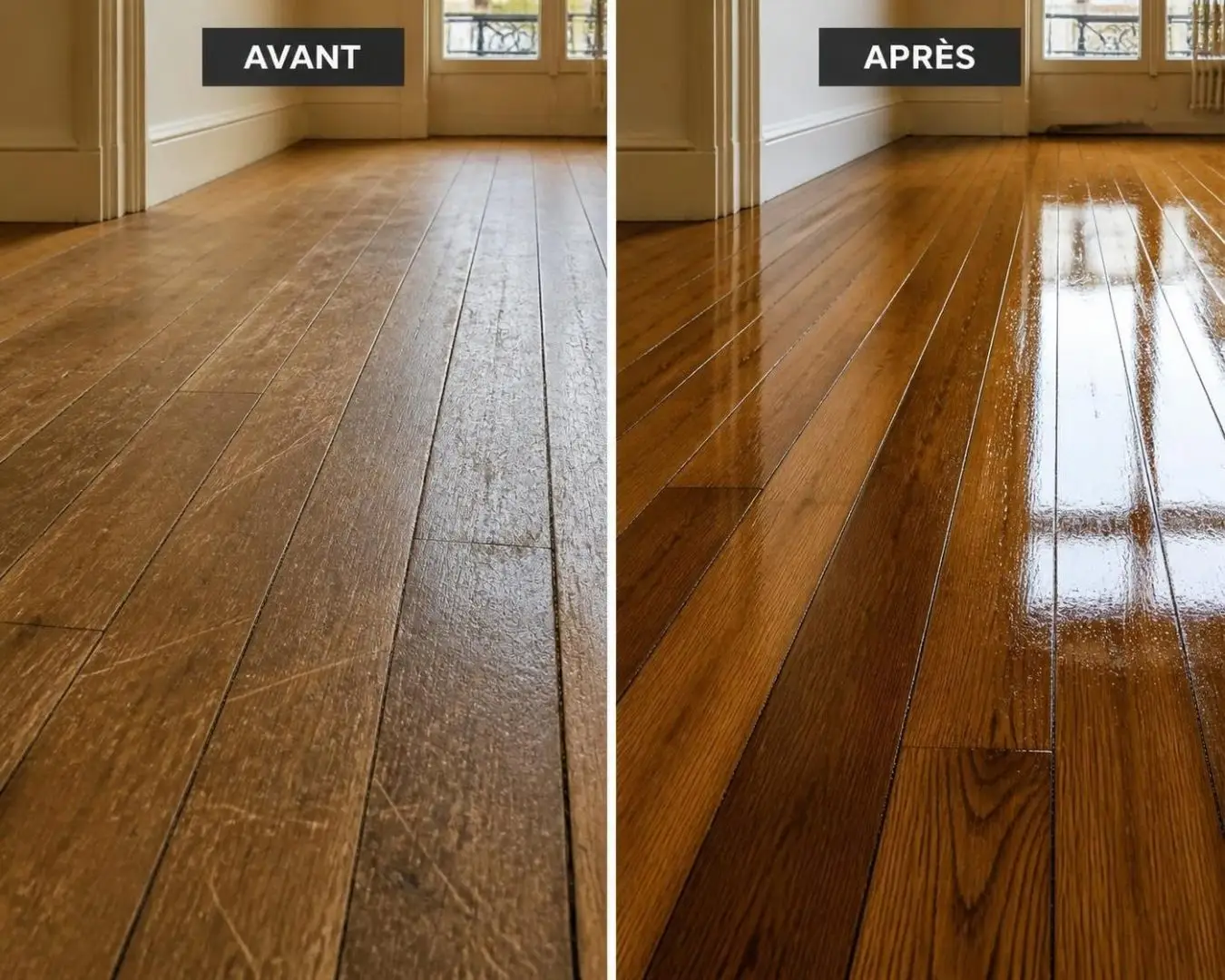 découvrez le coût réel pour restaurer un parquet massif rayé et taché, incluant les prix des réparations, ponçage et traitement.