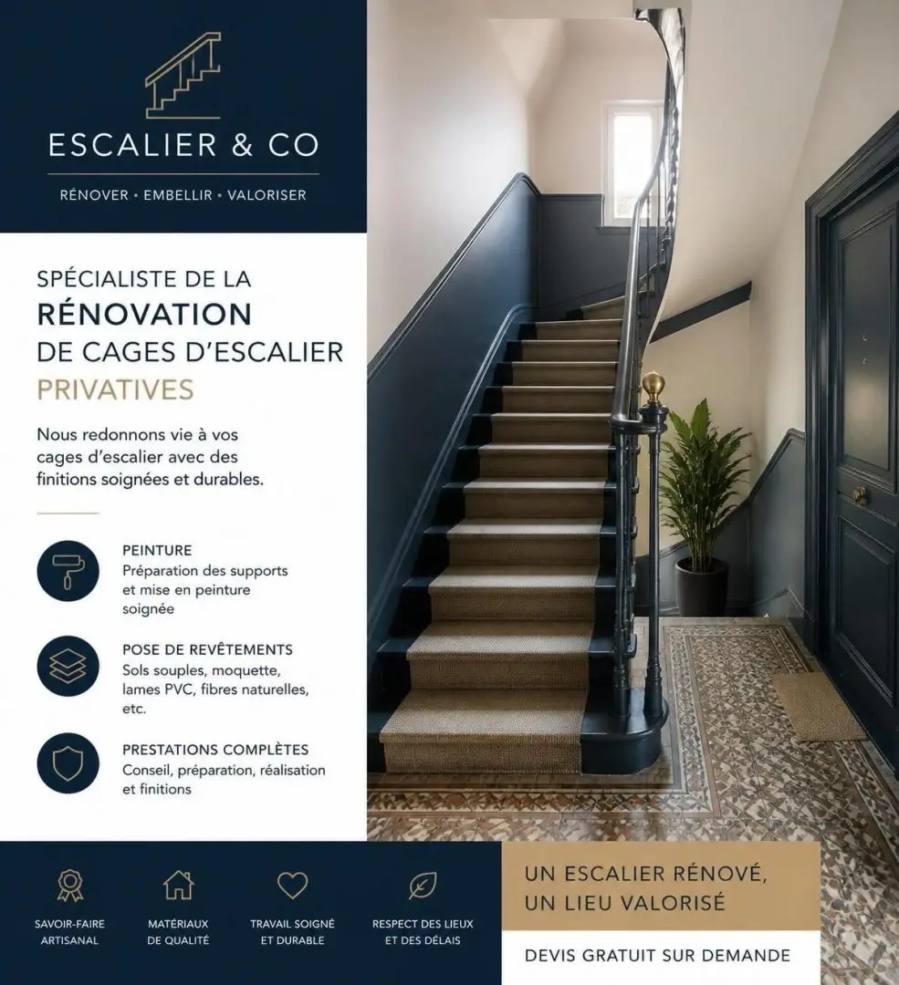 découvrez nos conseils pratiques et les étapes clés pour rénover une cage d'escalier privative dans un immeuble sans parties communes, afin d'assurer sécurité, esthétique et durabilité.