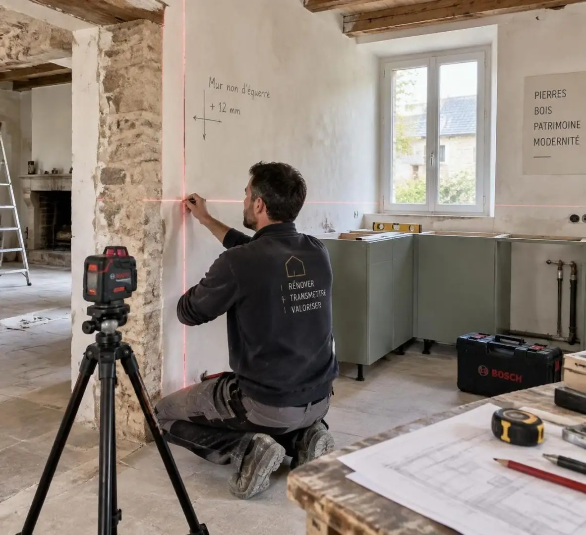découvrez pourquoi des murs qui ne sont pas d’équerre peuvent augmenter le coût d’une rénovation et quels travaux prévoir pour maîtriser votre budget.