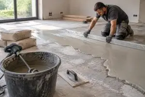 découvrez le prix d’un ragréage fibré sur dalle irrégulière : coût au m², préparation du support et conseils pour réussir la pose de votre parquet.