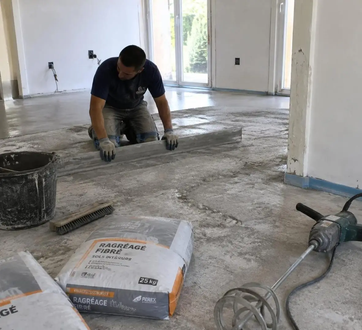 découvrez le prix au m² d’un ragréage fibré sur dalle irrégulière, les facteurs qui influencent le coût et les étapes avant la pose du parquet.
