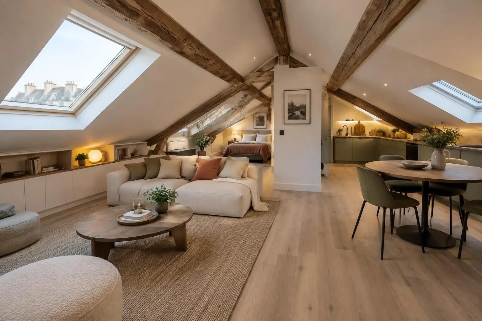 découvrez nos astuces pour rénover un appartement sous les toits : aménager les murs en soupente très bas, optimiser l’espace et gagner en confort.