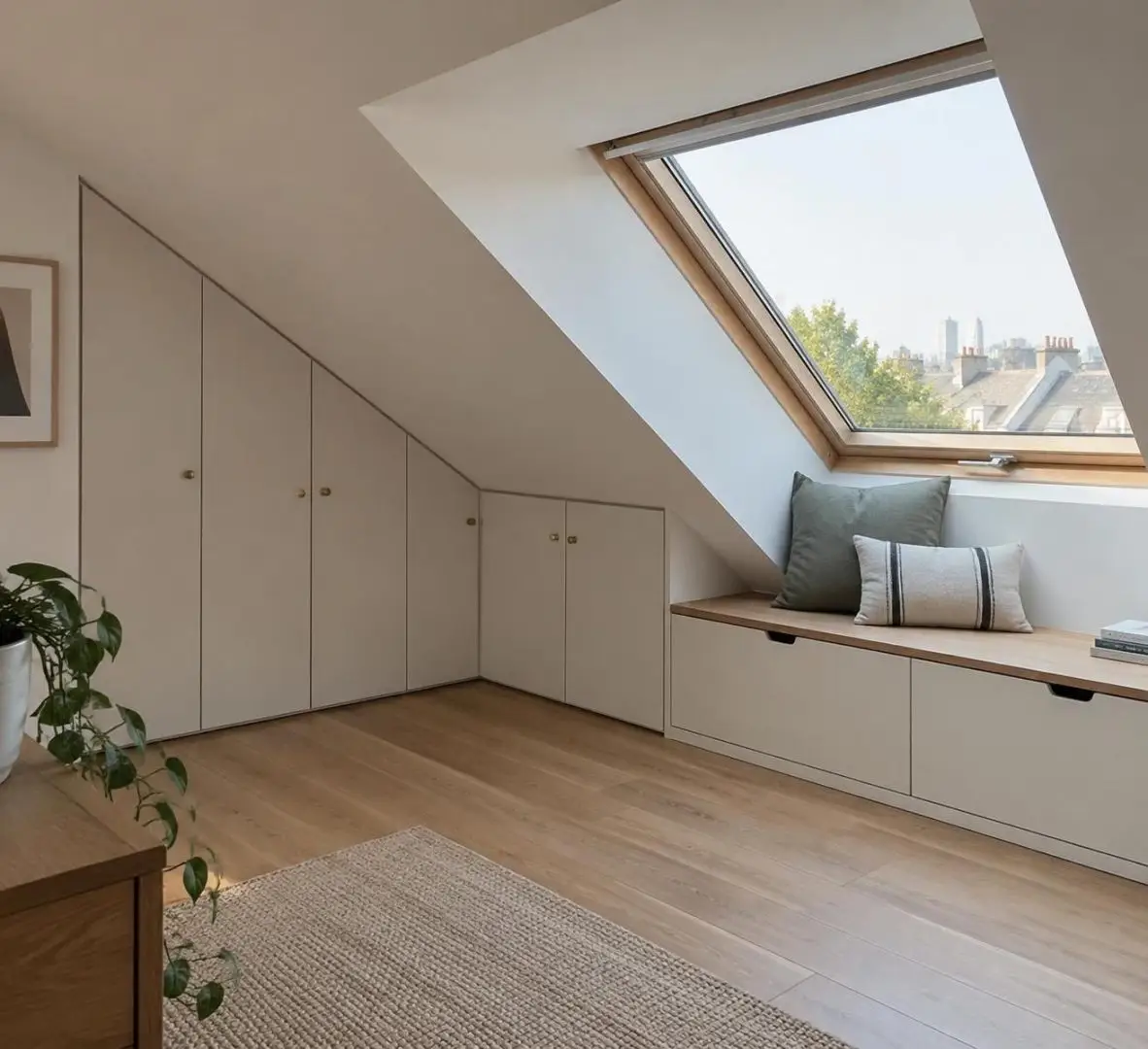 découvrez nos astuces pour rénover un appartement sous les toits : aménager les murs en soupente très bas, optimiser l’espace et gagner en luminosité.