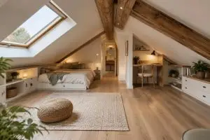 découvrez nos astuces pour rénover un appartement sous les toits : aménagez les murs en soupente très bas, optimisez l’espace et gagnez en lumière.
