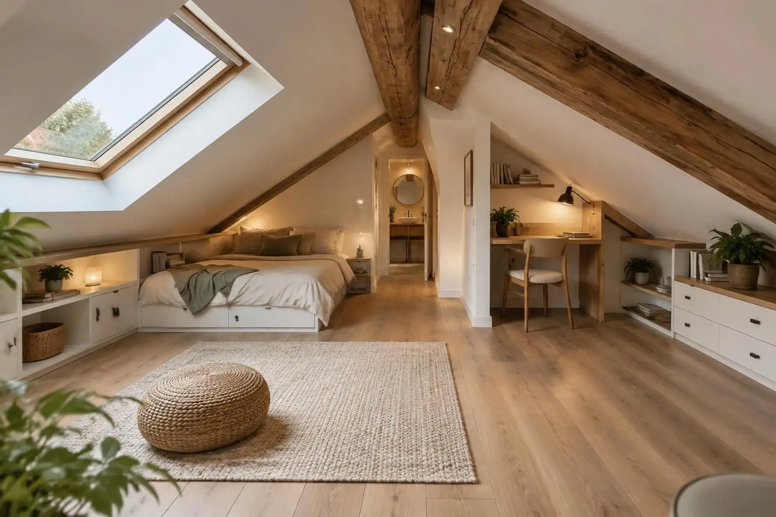 découvrez nos astuces pour rénover un appartement sous les toits : aménagez les murs en soupente très bas, optimisez l’espace et gagnez en lumière.